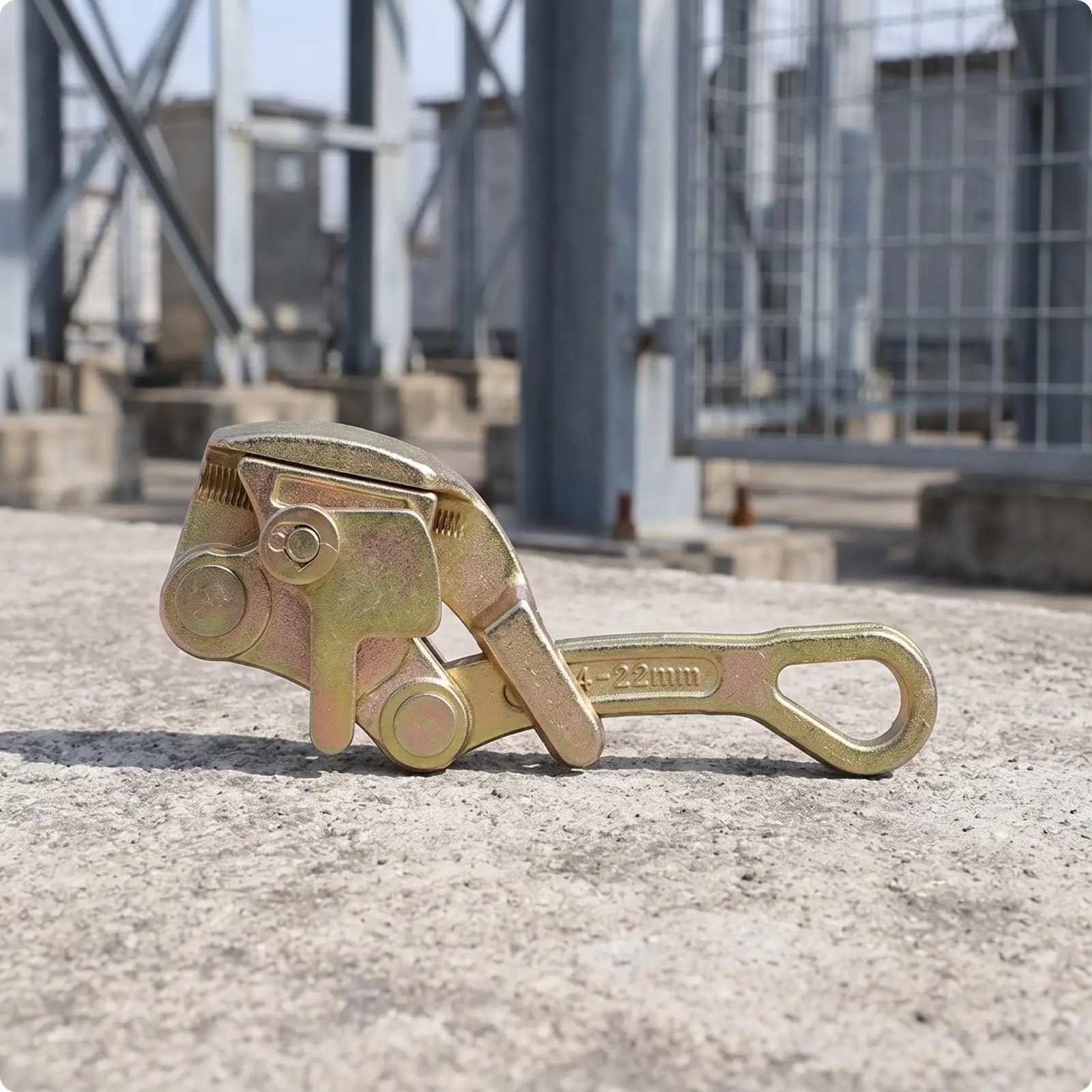 Self-Locking Cable Clamp Tool Galvanized galvanized coating Body, Wire Grip, for Electrical Work