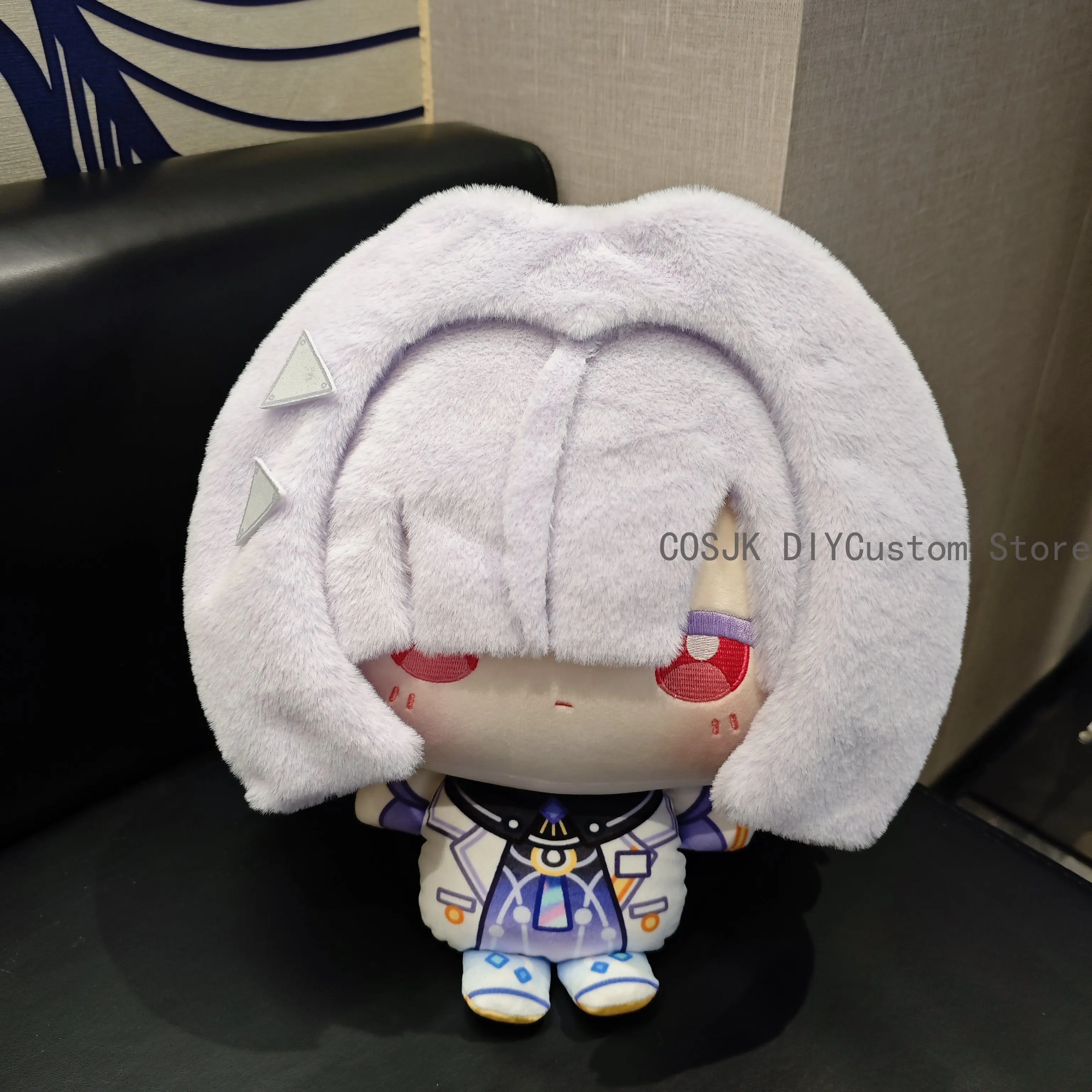 

Плюшевая игрушка-подушка Mornye Wuthering Waves Game, 35 см, в стиле кавайного аниме, с большой головой, персонаж Маумет, кукла-идол, для косплея, подарок на Хэллоуин