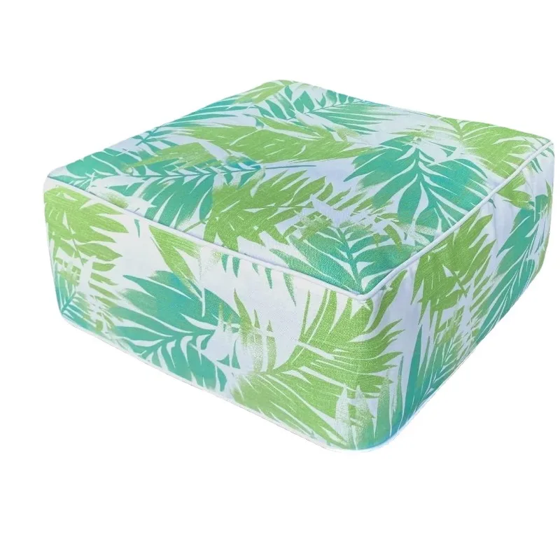 Inflatable single simple sofa factory direct sales leisure liner inflatable stool portable footstool fabric inflatable sofa