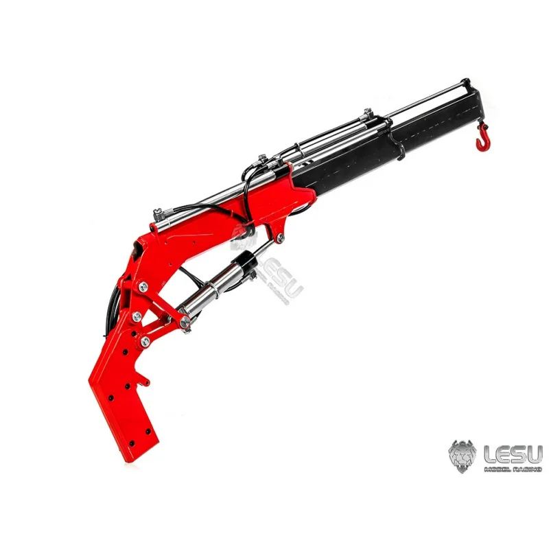 LESU Metall-Flugausleger-Kran RTR für 1/14 RC Hydraulik-Dumper-Auto-LKW DIY-Modell, verbessertes Teil, lackiertes, montiertes Modellteil – Detail 6