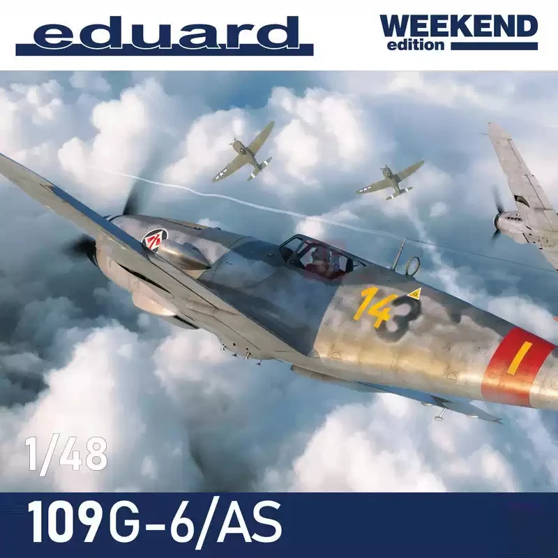 Eduard Kit de modelo de avión de plástico para ensamblar 84169 Bf 109G-6/AS 1/48