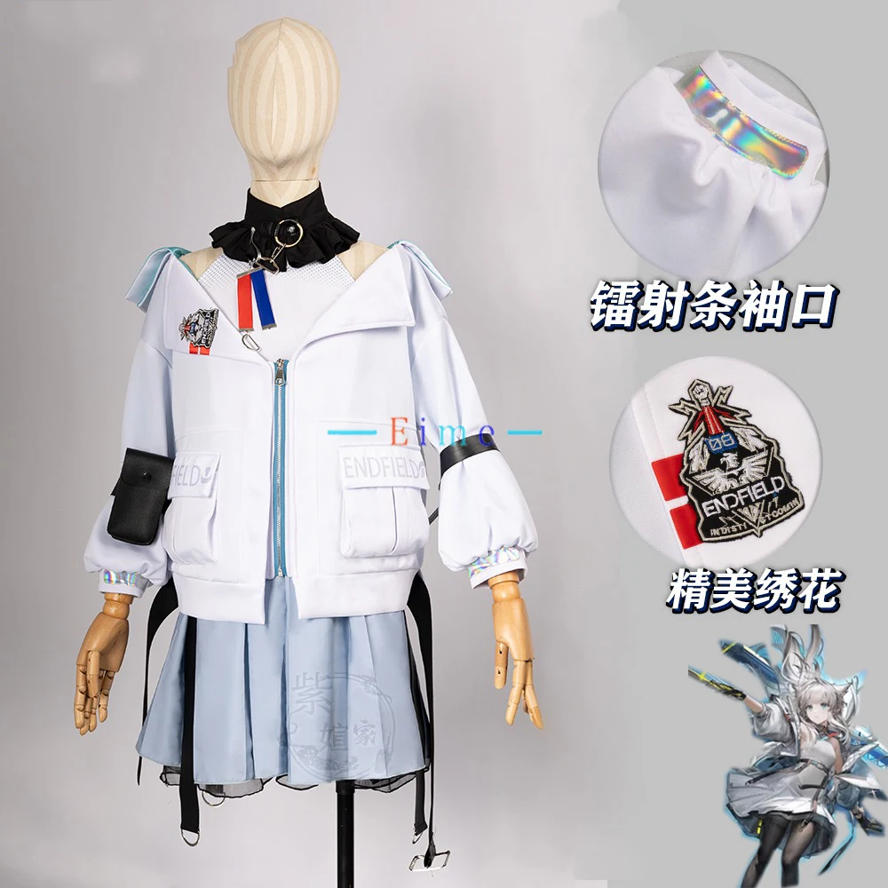 Game Arknights Endfield Perlica Cosplay Costume  Women Fancy Party Dress Suit Halloween Uniforms Anime Clothing Custom Made