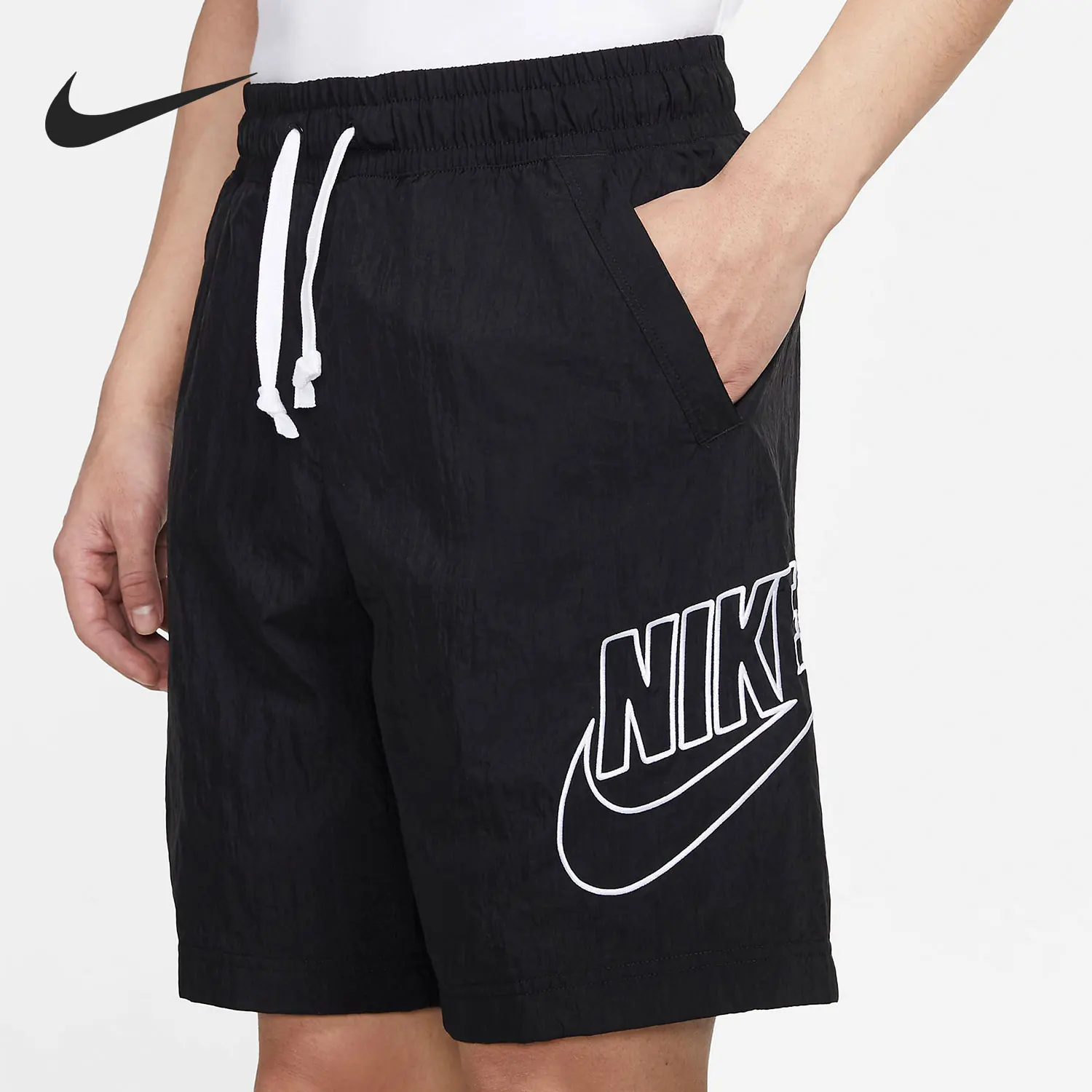 Nike genuine new men's sports basketball pants casual shorts five quarter pants DB3811-010