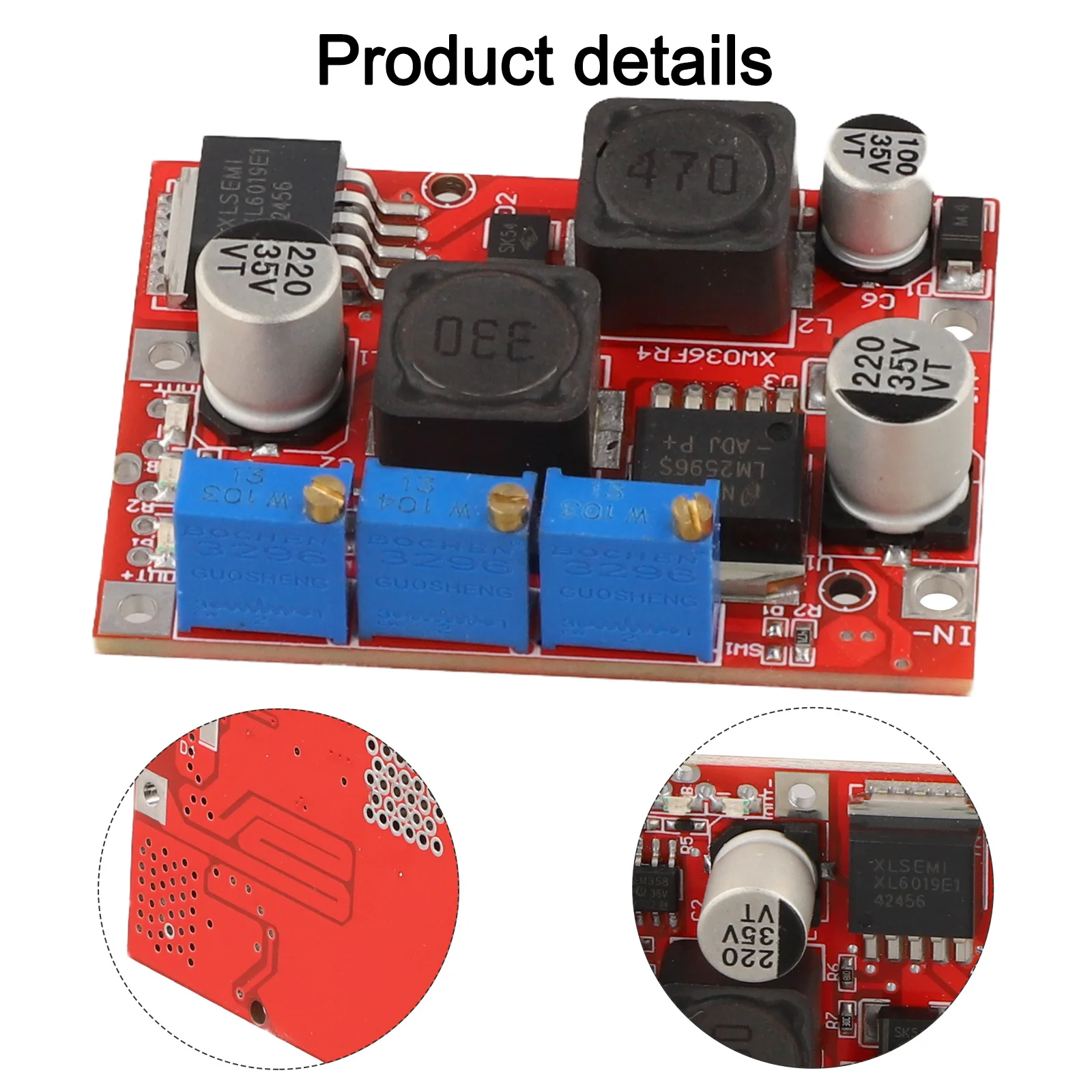 Voltage Converter Module DCDC Step Up Down XL6019 with CCCV for Boost Drop Voltage Adjustable Output 0 25 25V 3A Maximum Current