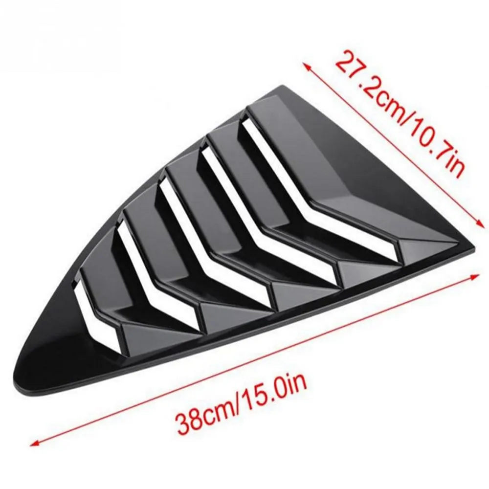 2 pcs Rear Quarter Window Louvers Spoiler Panel For Toyota 86 GT86 2013-2018 For Scion FRS For Subaru BRZ Decoration Cover