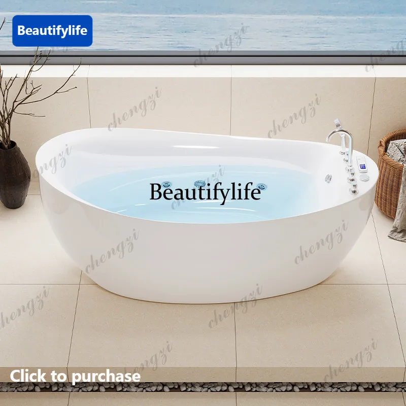 Surfing Jacuzzi Adult Household Bath Independent One-piece Forming Seamless European Simplicity
