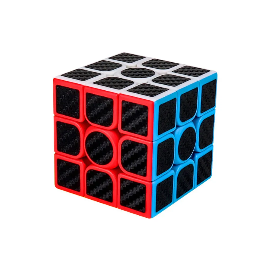 Moyu Meilong 3x3x3 4x4x4 profession elle magische Würfel Kohle faser Aufkleber Geschwindigkeit Würfel quadratische Puzzle Lernspiel zeug für Kinder