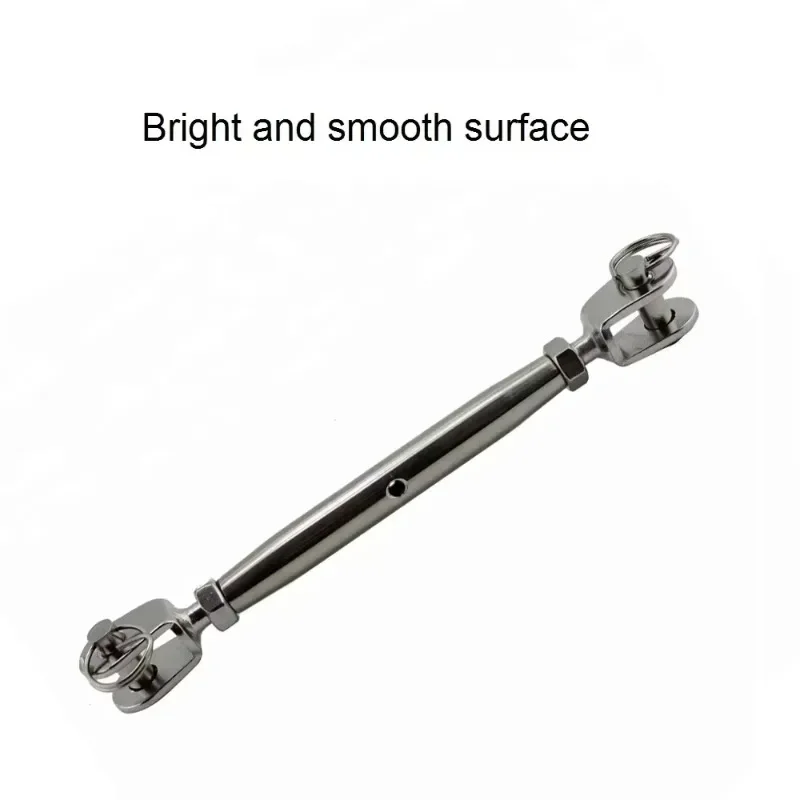 Sailboat Rigging Hardware 316 Stainless Steel Turnbuckles M5 M6 M8 Jaw Type 2PCS Set