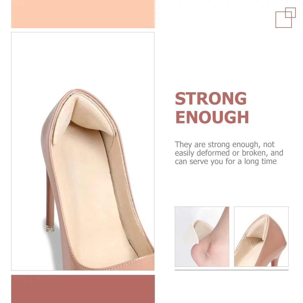 

6 Pairs High Heel Stickers Anti Wear Pads Comfortable Mats for Sneakers Heel Cushions Reusable Premium Material