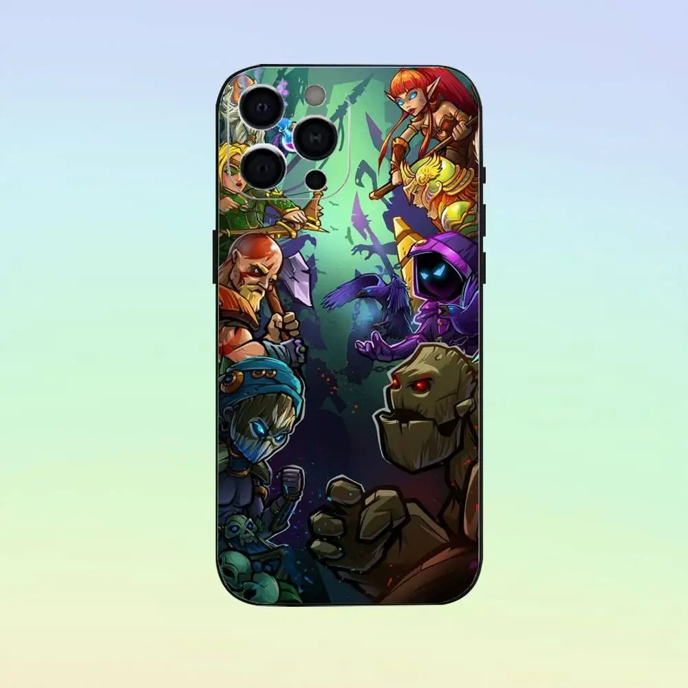 حافظة هاتف D-Dota 2 الرائعة لهاتف iPhone17,16,15,14,13,12,11 Plus، Pro Max غطاء أسود ناعم #2