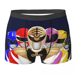 Boxer Underpants Shorts Mighty Morphin Power Ranger Panties Men Ventilate Underwear for Homme Man Boyfriend Gift