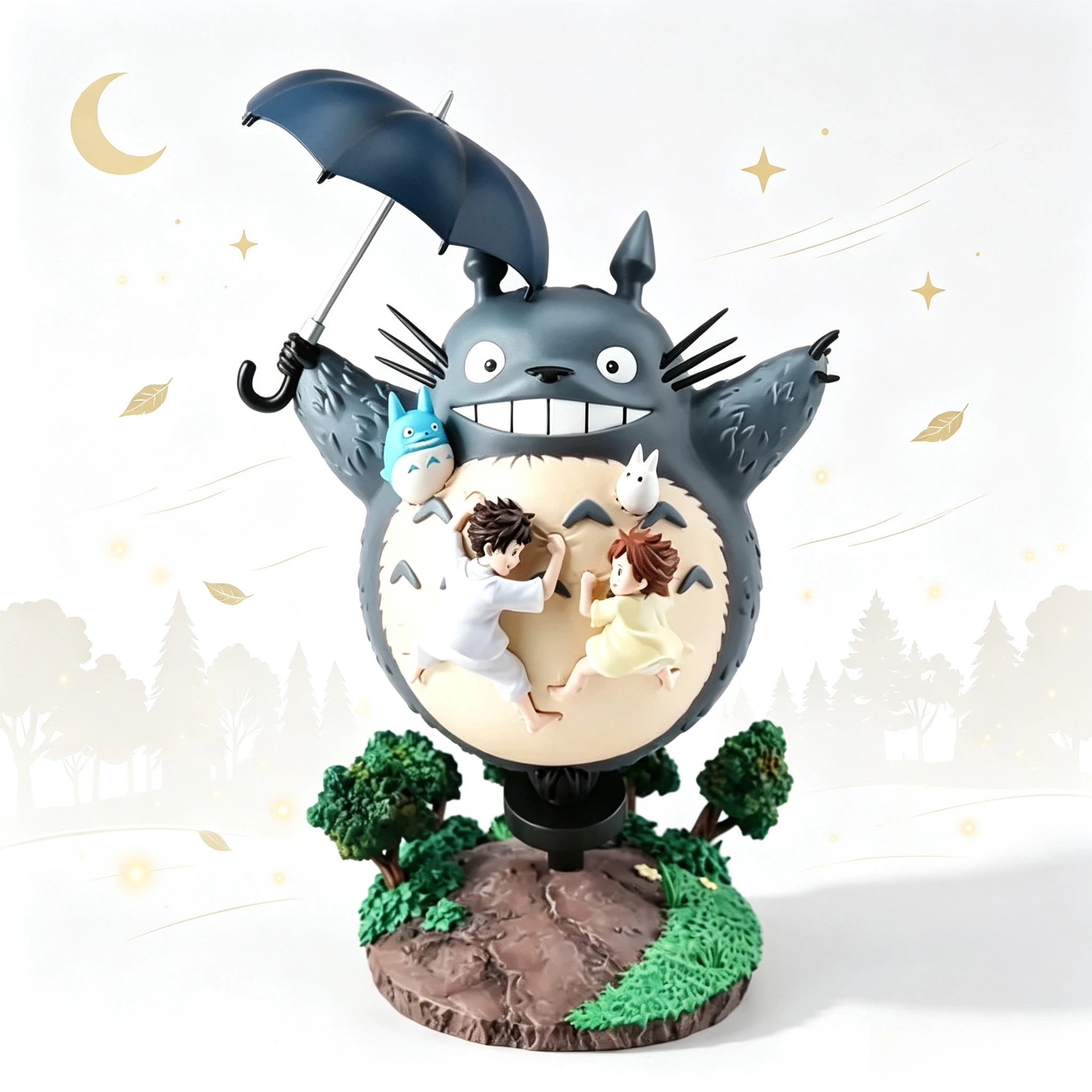 宮崎駿アニメグッズ-トトロ-フィギュア-デスクトップオーナメント-19cm-pvc製アクションフィギュア-スタチュー-モデル-かわいいgk-誕生日プレゼント