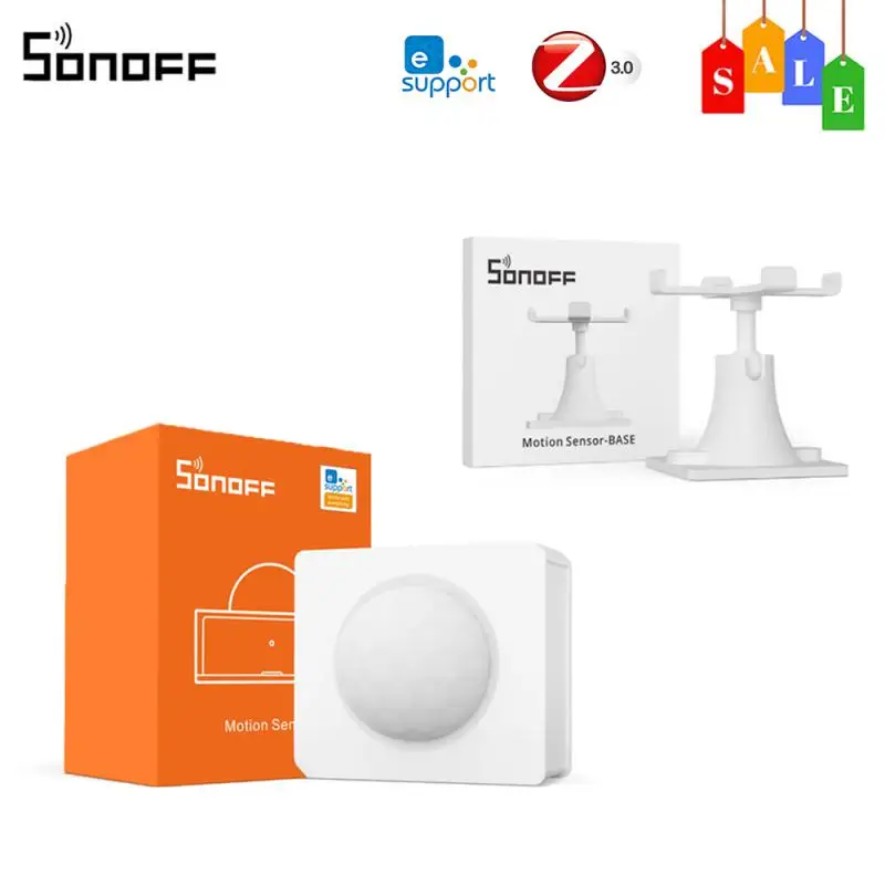 SONOFF SNZB-03 Zigbee Smart Motion Sensor Smart Home rilevatore umano notifica di avviso tramite l\'app Ewelink funziona con SONOFF ZBBridge