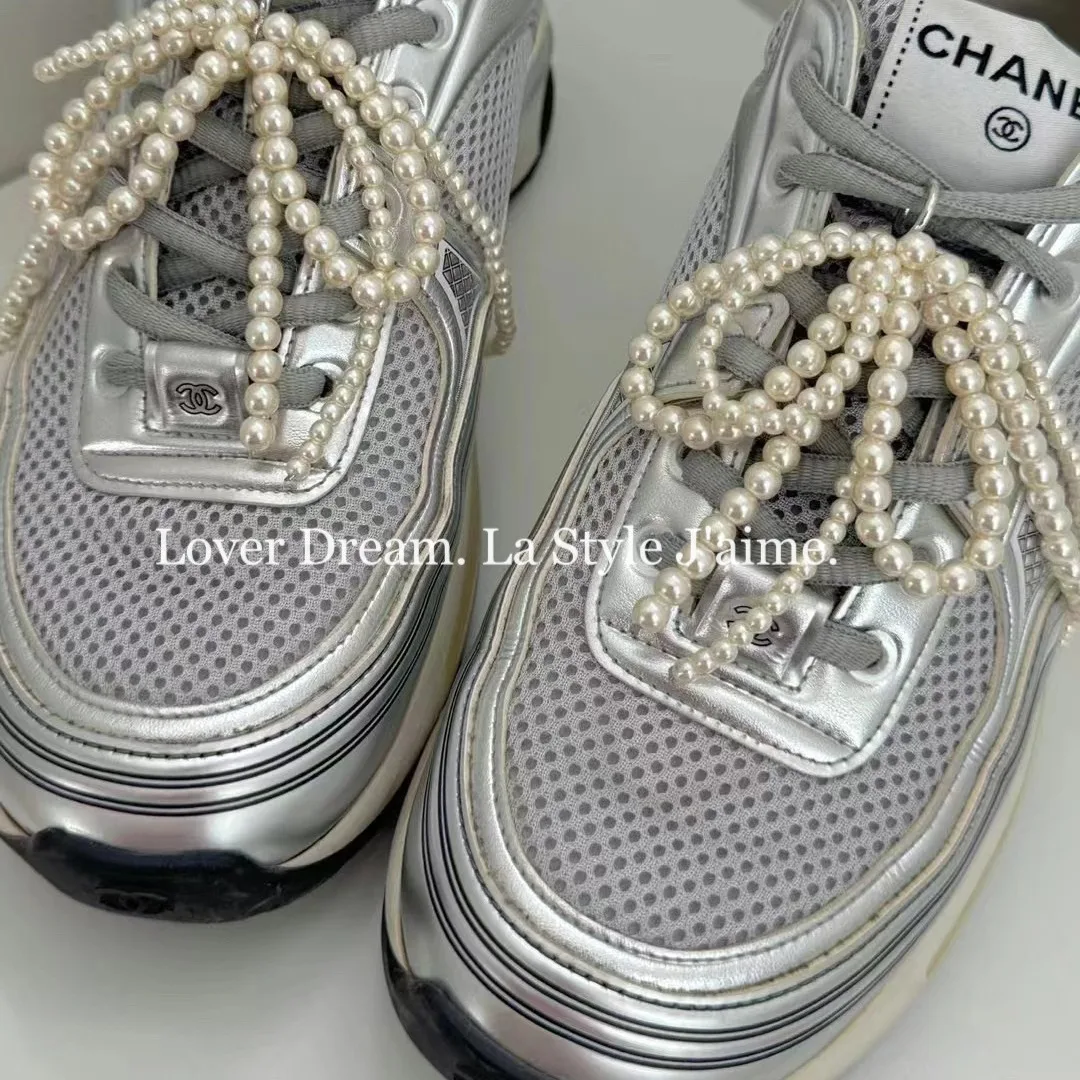 Bowknot Charm Shoe Buckle Keychain Niche Designer Korean Ins Cute Sweet Handmade Bead Fashion Personality Jewelry Accessories