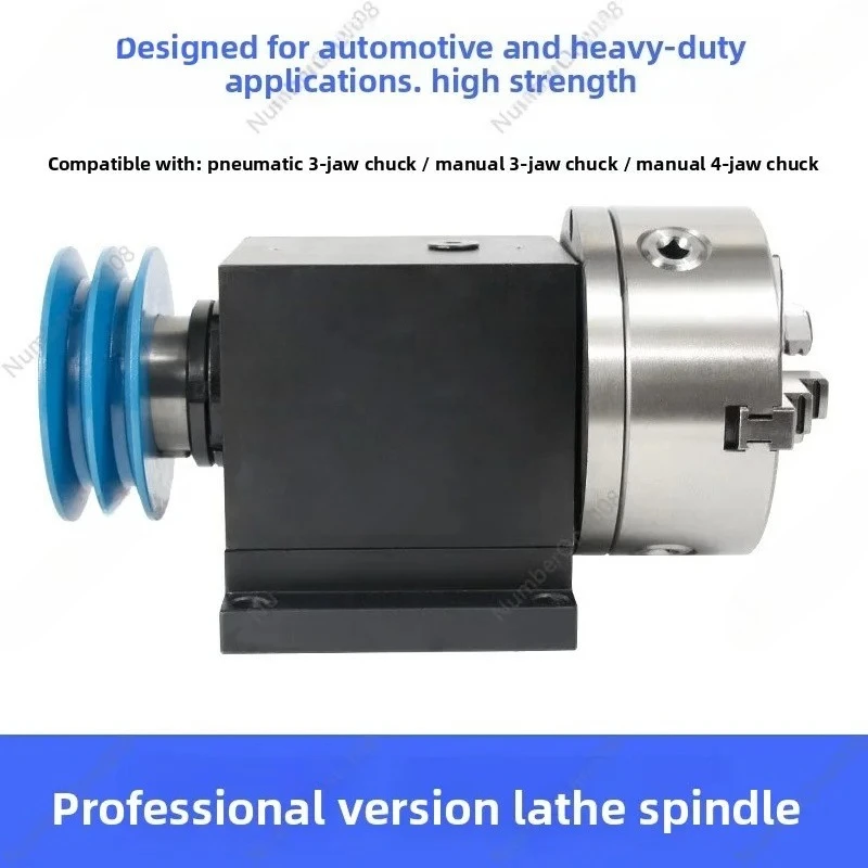 Car iron self-made lathe spindle DIY metal assembly automatic pneumatic three-jaw four-jaw self-centering chuck