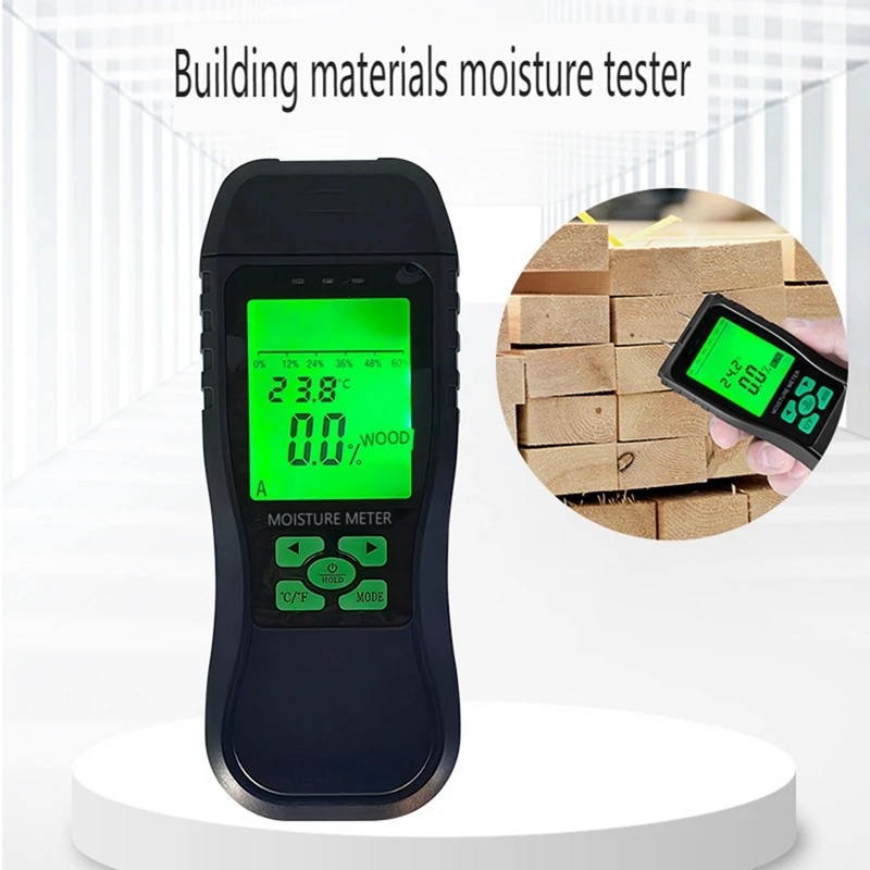 Moisture Meter Tester Concrete Moisture Meter Wood Moisture Meter Moisture Meter Temperature And Humidity Durable Easy Install