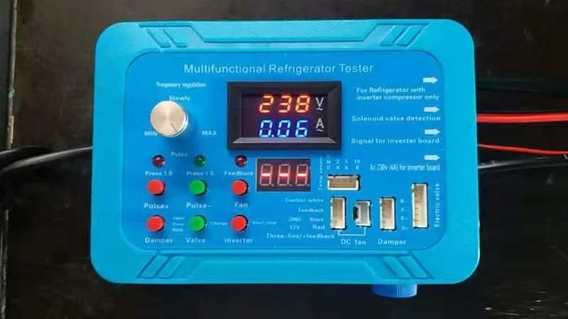 Inverter Refrigerator Testing Instrument Tester Compressor Inverter Board Pulse Solenoid Valve Fault Repair Test Tool Universal