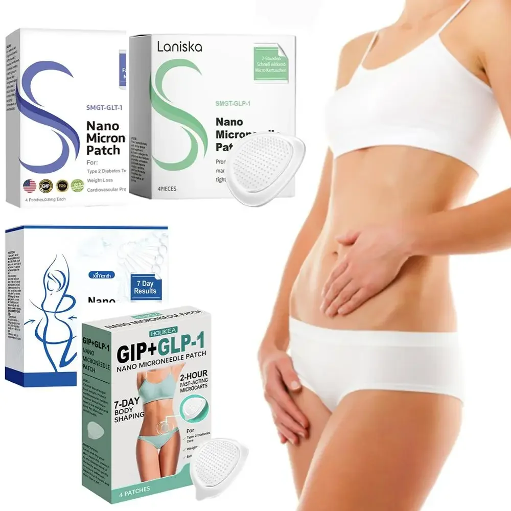 2025 Nieuwe Nano Micro Naald Pleisters Microneedles Patch Voor Vrouwen Mannen Gewicht Management Verbeteren Huidverzorging Patch Voor Vetten Brandende