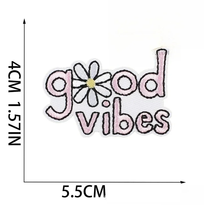 Cartoon Chrysanthemum Heat Transfer Embroidery New Flower Embroidery Cloth Sticker Set,clothes Decoration Patch Sticker, Sticker