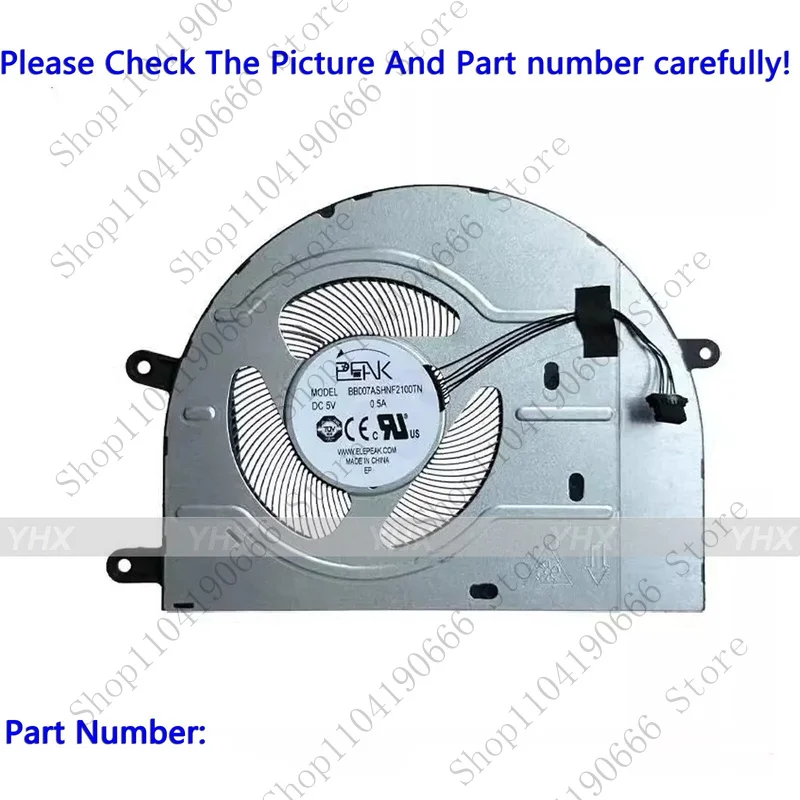 

BD New For LENOVO IdeaPad Flex 5 14IAU7/14ALC7/14ABR8 Flex7 14IAU7 CPU FAN.