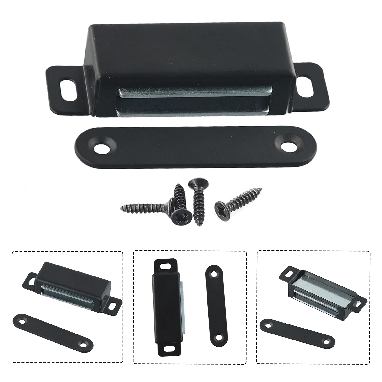 Magnetic Door Catch for Secure Closing Strong Pull for ideal for Various Doors and Long Lasting Easy to Position