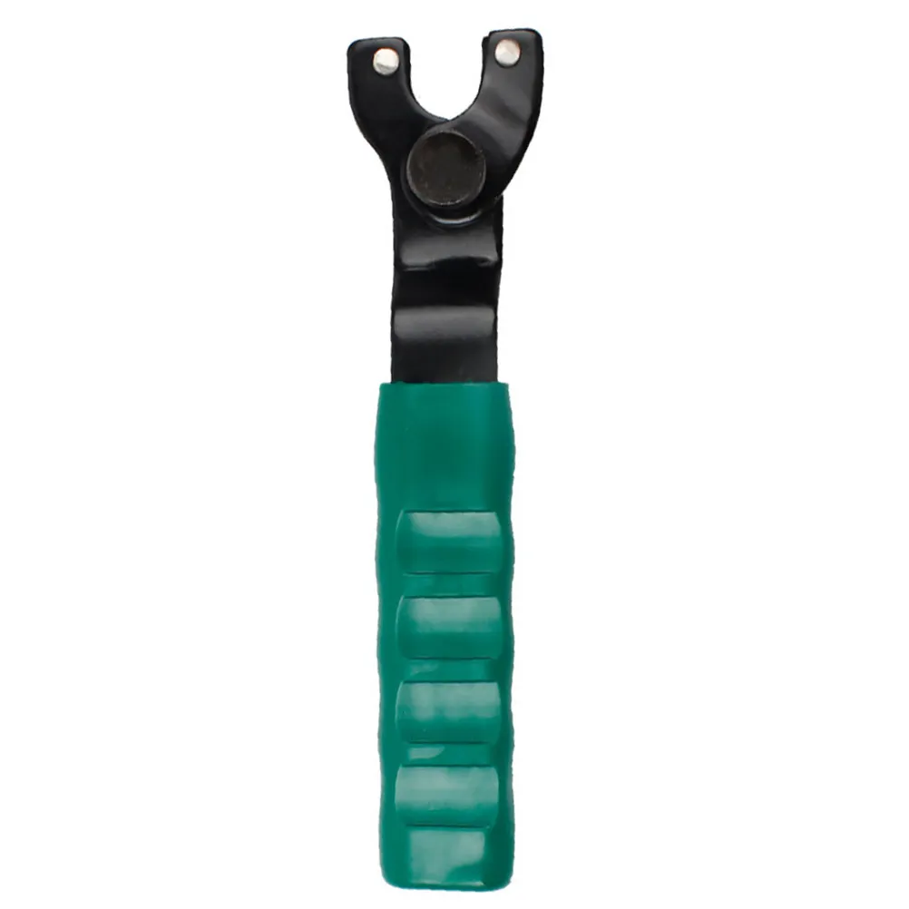 Heavy Duty Adjustable Pin Wrench for Angle Grinder 12-46Mm Range Riveted Back Bayonet Plastic Sheathed Handle Steel Angle Wrench