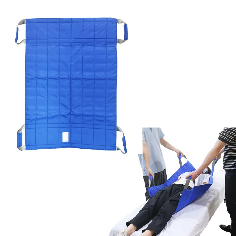 

Elderly Carrying Moving Shifter Bed Transfer Patient Care Pad with 2 Person Carrying Belt Shifting Belt