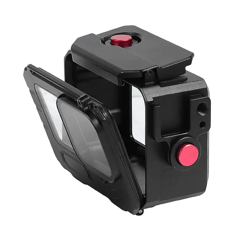 Suitable for GOPRO12/11/10/9 aluminum alloy sports camera accessories, deep-sea waterproof shell, diving protective shell