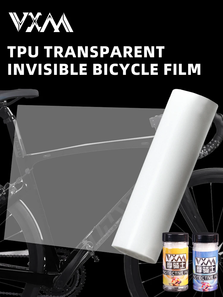 AliExpress VXM Road MTB Bike Protective Film Cover Anti Scratch Transparent Stickers Bike Paint TPU Matte Glossy Protective Film Decals