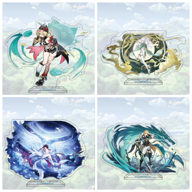 

Game Peripheral Genshin Impact Anime Durin Varka Zibai Columbina Jahoda Acrylic Stand Model Plate Desk Decor Fans Collect Gifts
