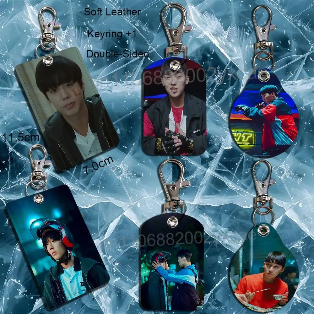 Yeon Sieun Ahn Suho Weak Hero Class Cartoon Singer Anime Card Keychain Fashion Pendant Bag ID Door