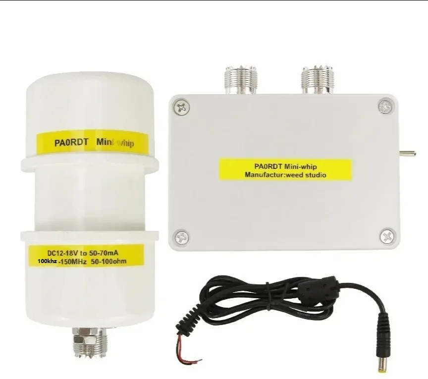 PA0RDT SDR Mini Whip VLF LF HF VHF antena activa miniwhip Antena de onda corta