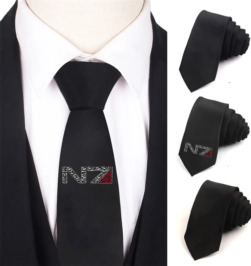 

Kids Necktie Anime Mass Effect Necktie Boy's Children Necktie Cotton Neck Tie Teenager Neck Tie Halloween Necktie