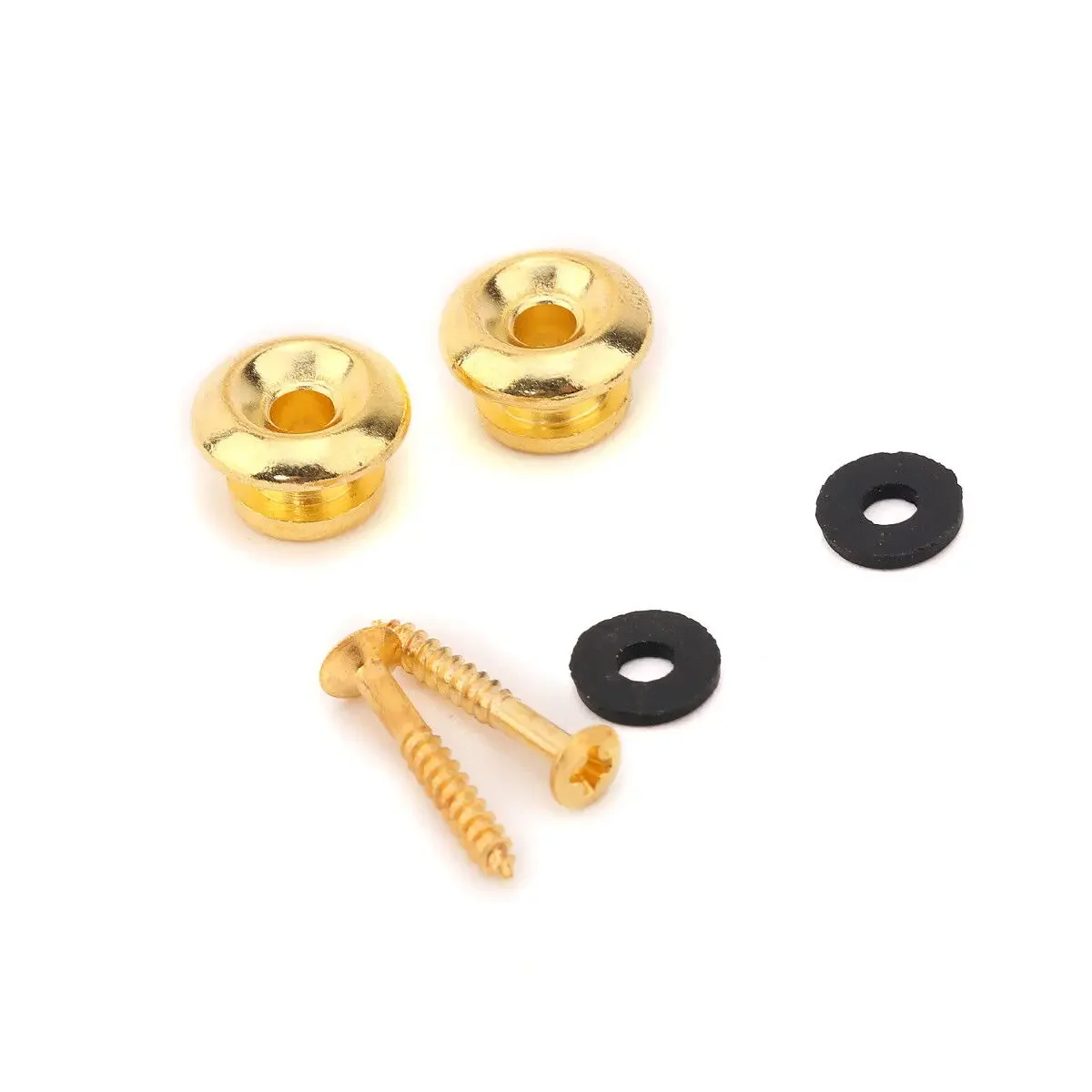

Oversized Guitar Strap Buttons Locks,Gold( 2 Pieces)