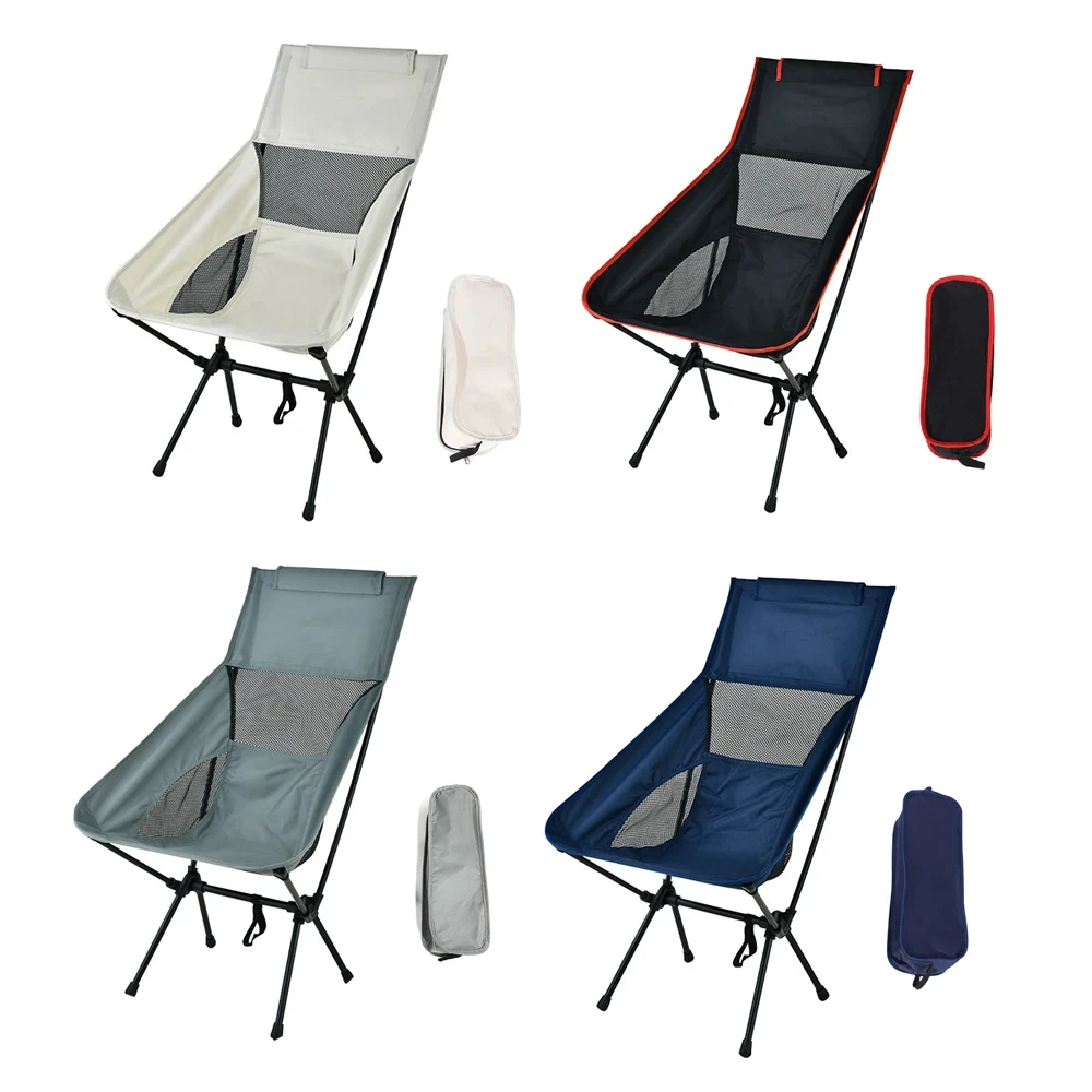 

Travel Ultralight Folding Aluminum Chair Super Hard Large Size Outdoor Camping Portable Beach Hiking Picnic Seat Fishing Chair