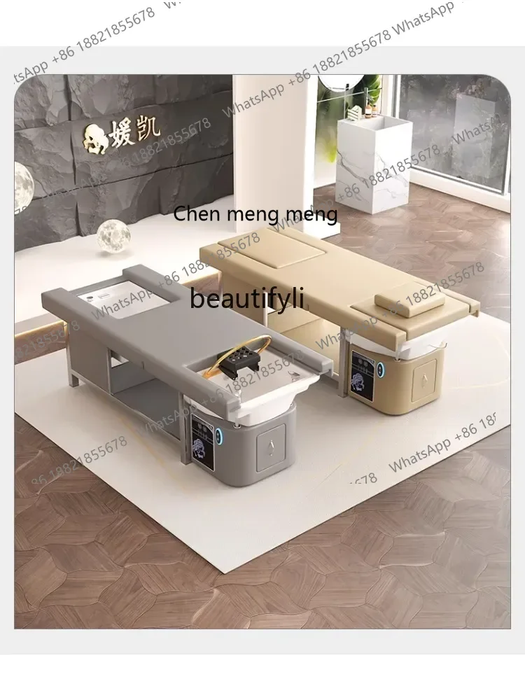 ss 8350 Ceramic Basin Head Therapy Bed Water Circulation Fumigation Beauty Hairdressing Pedicure Shampoo Ear Cleaning  Electric