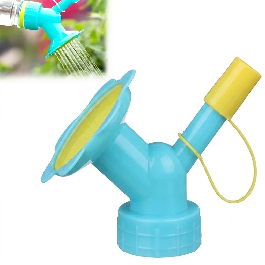 Mini Watering Can for Indoor Plants Garden Accessories Sprinkle Dual Head Plastic Plant Bottle Watering Spout Small Cute Design