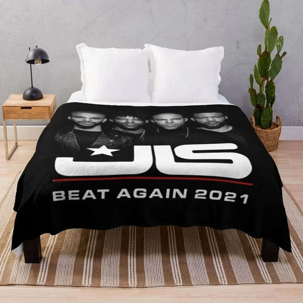 

JLS BEAT AGAIN TOUR 2021 Throw Blanket Furry wednesday Sofas Polar Blankets