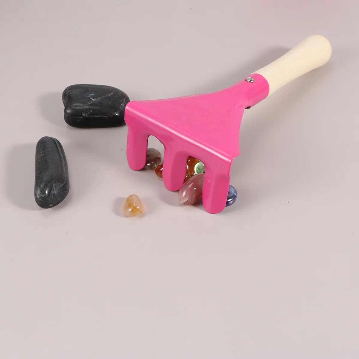 

3Pcs Kids Gardening Tools Mini Spade Rake Bonsai Flowerpot Supplies Pink Educational Set for Children Planting