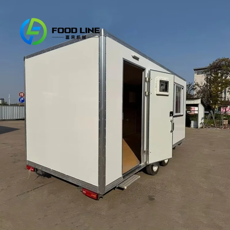 Mobile Office Trailer Flat Pack Type Acoustic Insulation Quiet Workspace Botanical Garden Visitor Office Bulk Order Discount