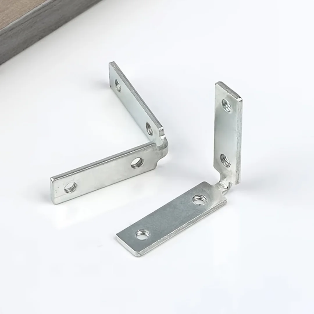 8 pieces of angle fixings - aluminium alloy door and window cabinet accessories - furniture connecting pieces