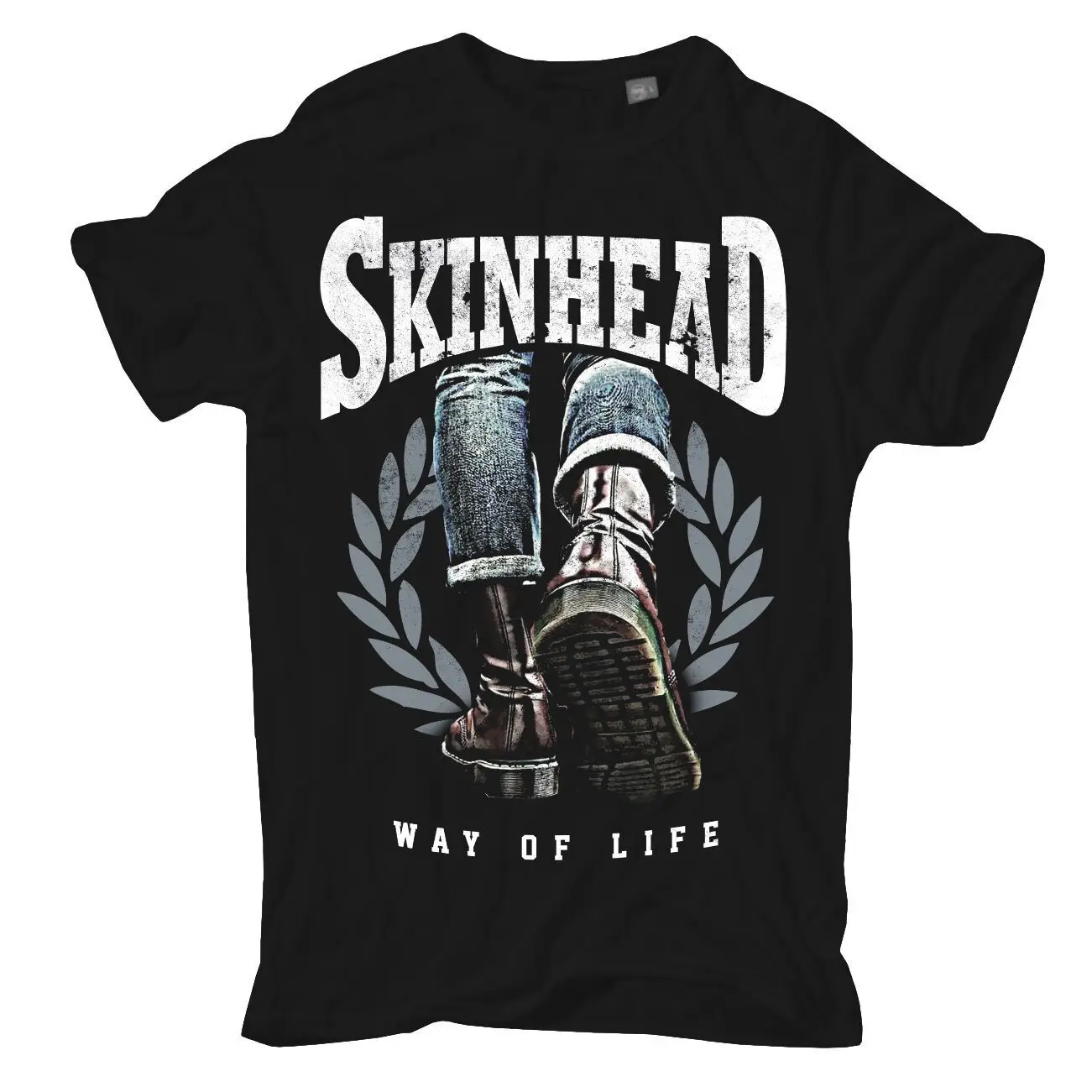 Plus Size T Shirt Skinhead a Way of Life 3XL to 8XL 69 oi Skin Boots