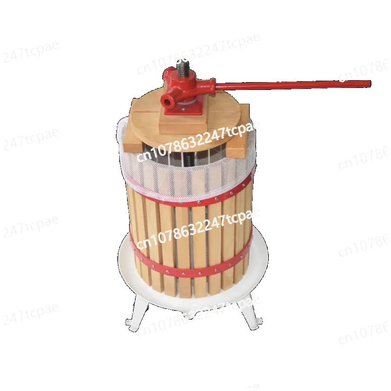 Solid wood basket manual press, wine cider press, hand-squeezed original flavor