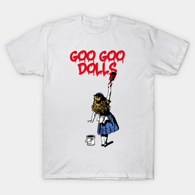 The Goo Goo Dolls Christmas Tree Lights Graphic T Shirt Vintage Rock Band Holiday Unisex Cotton Casual Tee