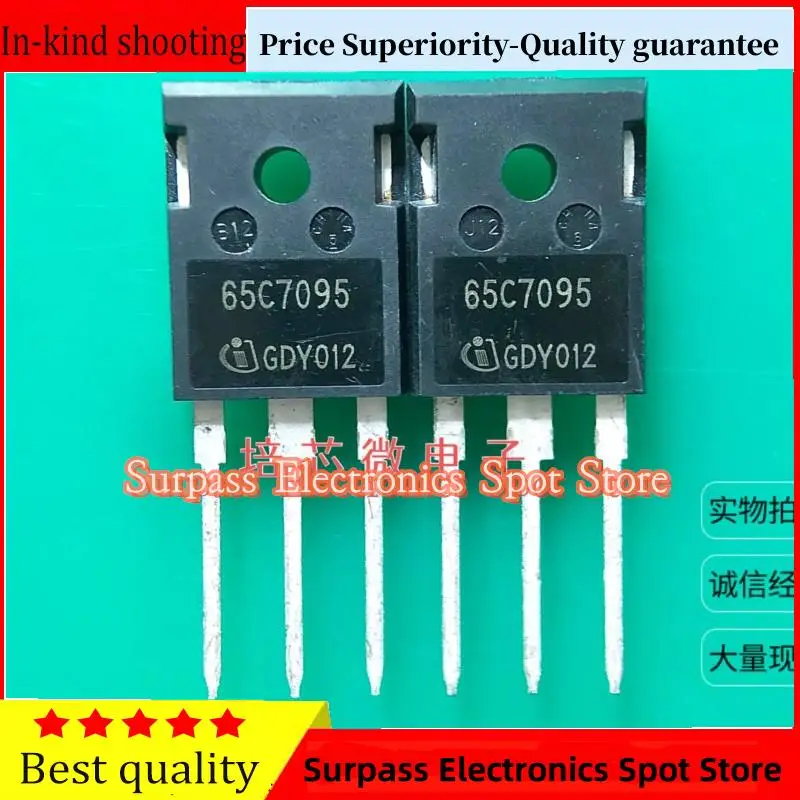 10PCS-100PCS  IPW65R095C7 65C7095  MOS TO247 650V 24A Price Superiority-Quality guarantee