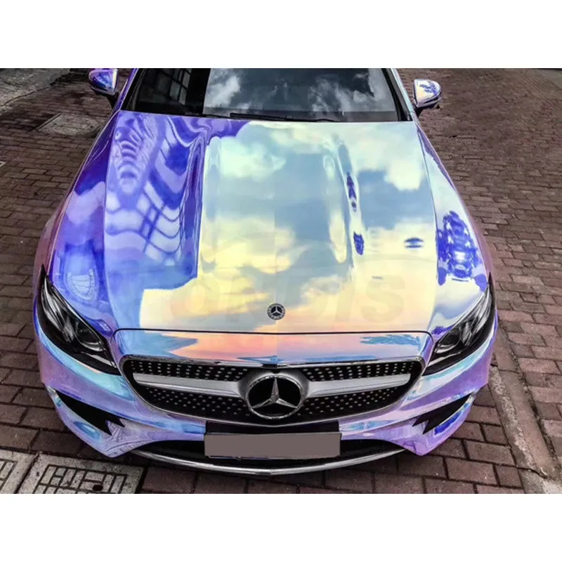 Annhao Premium Chrome Rainbow Holographic Automobiles Vehicle Design Car Wrap Vinyl Sticker