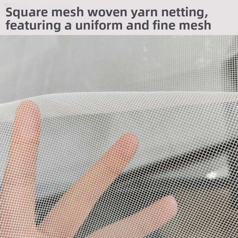 Summer ventilation mosquito-proof nano mesh invisible edge trim window screen, self-adhesive, no-drill installation for home use
