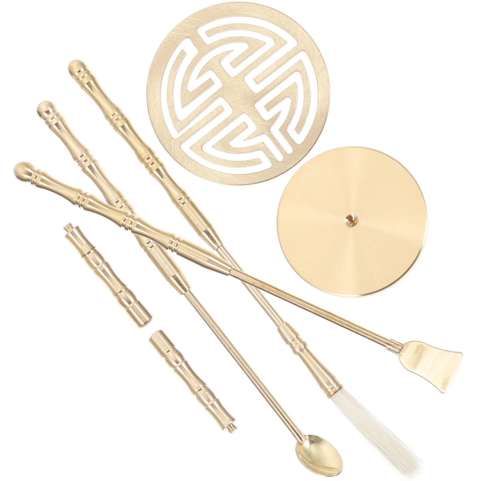 

Brass Incense Tool Copper Seal Ash Press for DIY Supply Premium Household Aromatic Accessories Vintage Forming Mould Sturdy