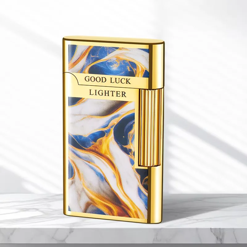 

Fashion Embossed Rose Side Sliding Grinding Wheel Oil Lighter, Open Flame, Metal, Personalized Fashionable and Exquisite Gift