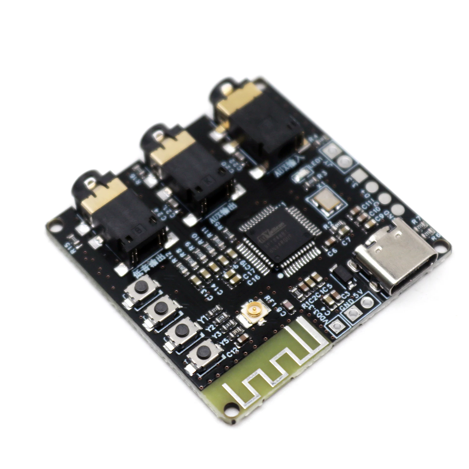 BP1048b1 Bluetooth 5.3 DSP Tuning Board Sound Card EQ40 TWS Audio AUX Stereo Preamp Tuning DIY Wireless BT Speaker CAR Amplifier
